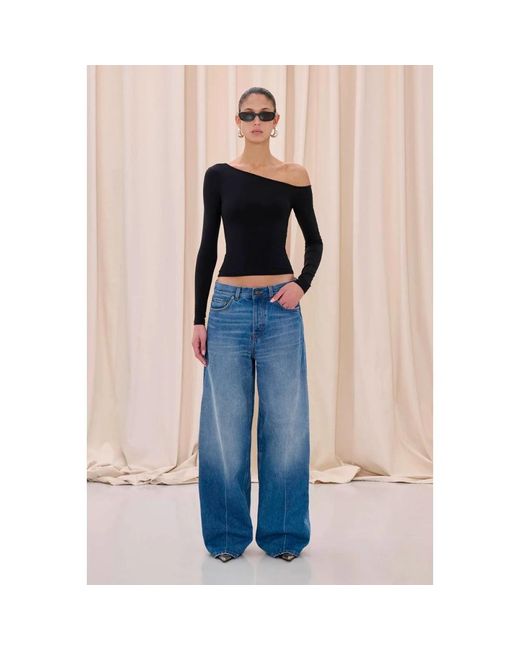 Haikure Blue Loose-Fit Jeans