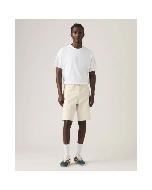 Levi's Natural Denim Shorts for men