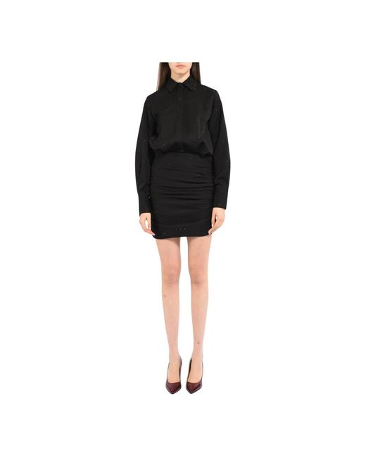 Shirt Dresses ACTUALEE en coloris Black