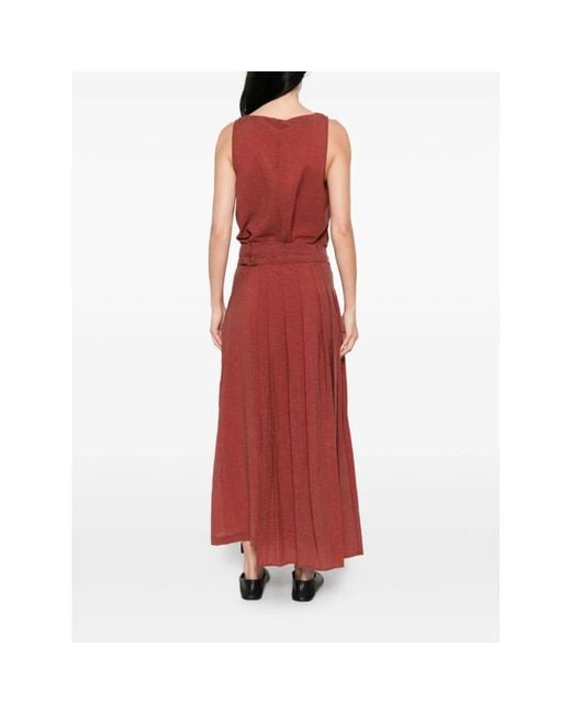 Yerse Red Maxi Skirts