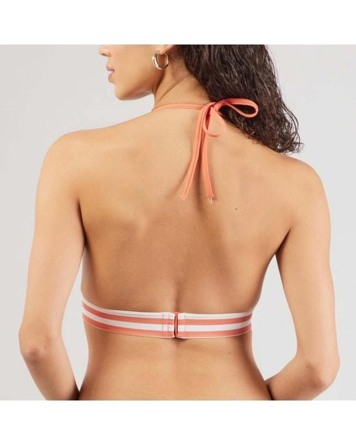 Calvin Klein Graphic Monogram Bikini Top in het Red