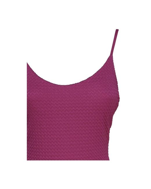 Fisico Purple Einteiliger badeanzug