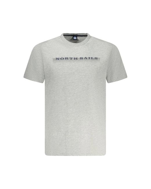 North Sails Gray T-Shirts for men