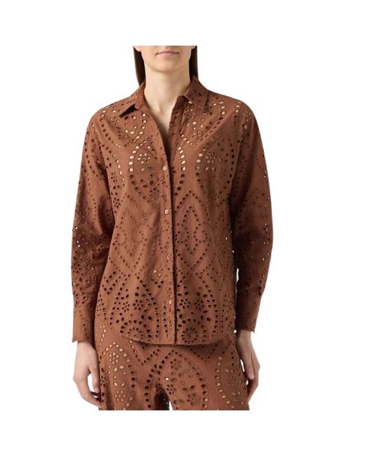 Mc2 Saint Barth Brown Shirts