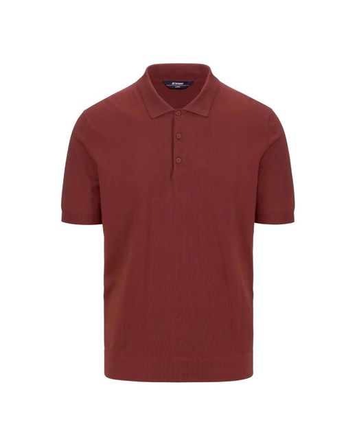 K-Way Red Polo Shirts for men