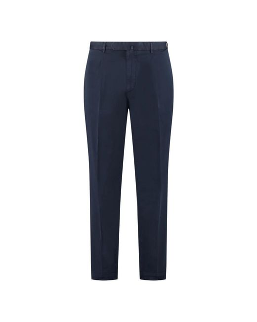 THE (Alphabet) Slim-Fit Trousers in het Blue voor heren
