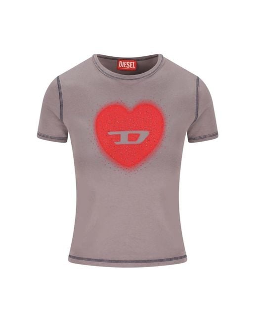 T-Shirts DIESEL de color Pink