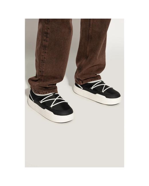 Moon Boot Schoenen ,Zwart ,Leer Snowboots Park Icon in het Black voor heren