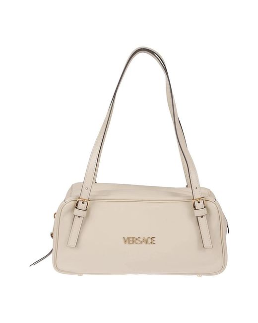 Versace Natural Shoulder Bags