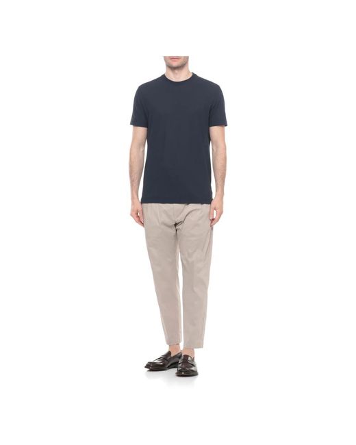 Zanone Blue T-Shirts for men