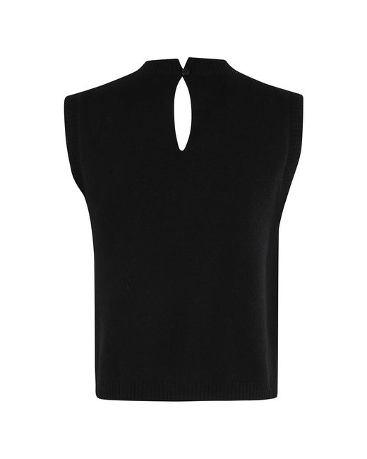 Semicouture Black Round-Neck Knitwear