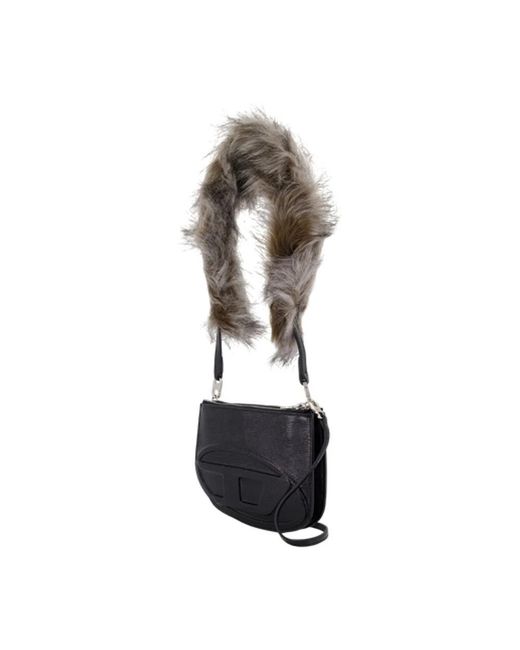 DIESEL Black Shoulder Bags