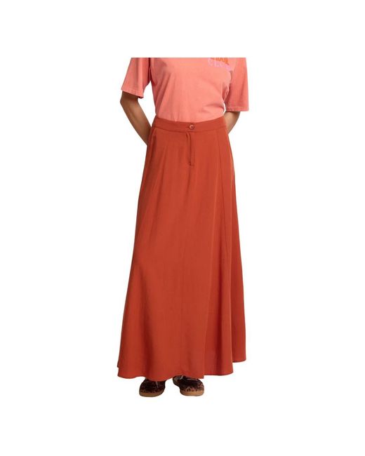 Kocca Red Maxi Skirts