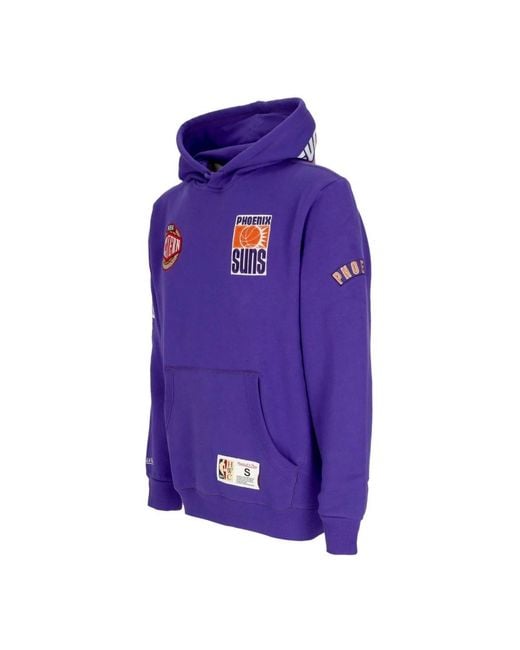 Mitchell & Ness Blue Hoodies for men