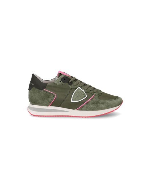 Philippe Model Green Sneakers Trpx Running