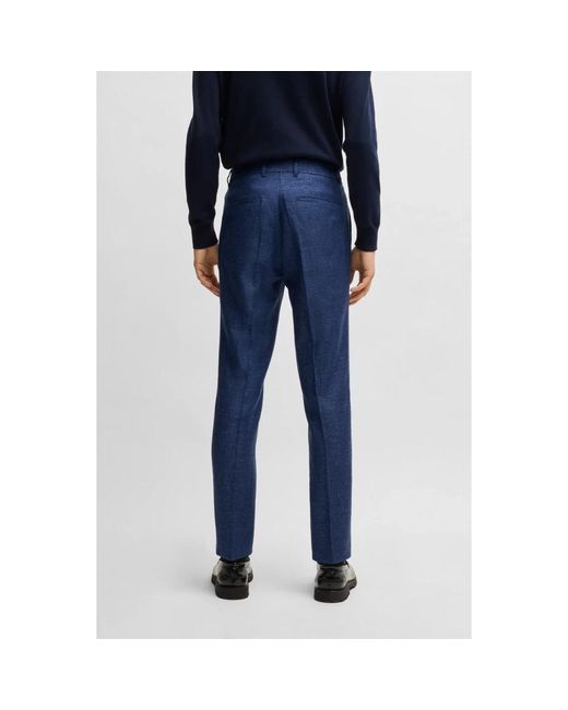 Boss Suit Trousers in het Blue voor heren