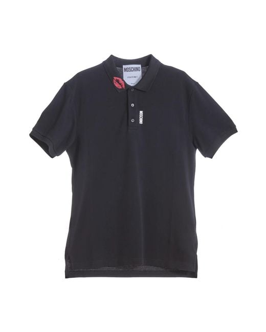 Moschino Blue Polo Shirts for men