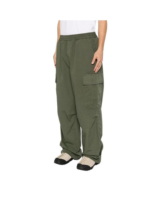 Carhartt Green Wide Trousers for men