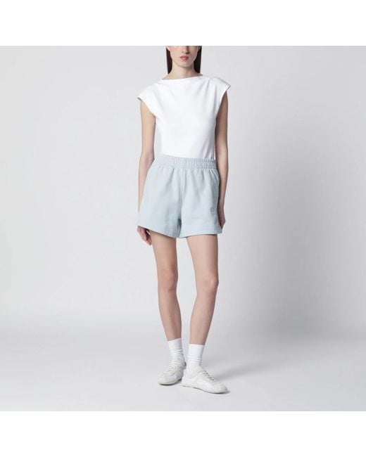 Anine Bing Blue Short Shorts