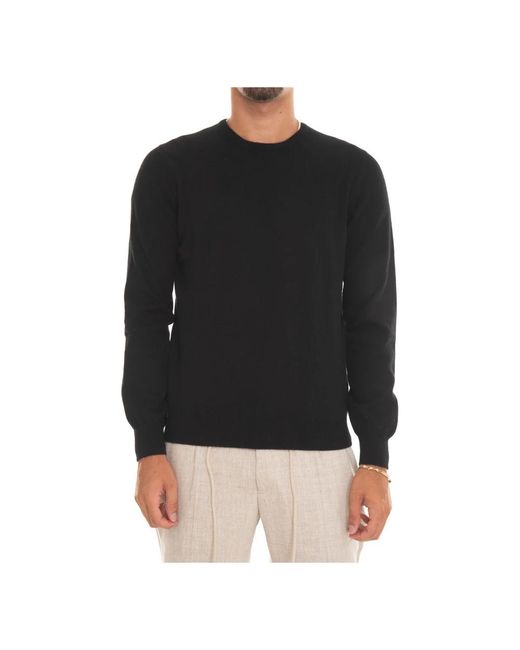 Round-Neck Knitwear Gran Sasso pour homme en coloris Black