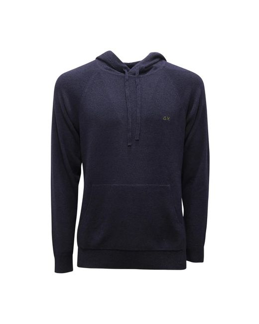 Sun 68 Hoodies in het Blue voor heren