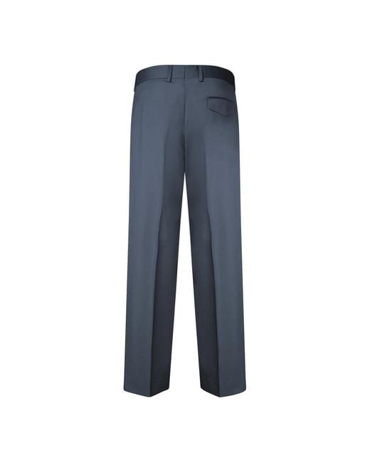 Costumein Blue Straight Trousers for men