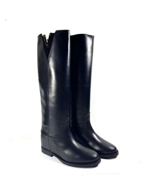 Via Roma 15 Blue High Boots