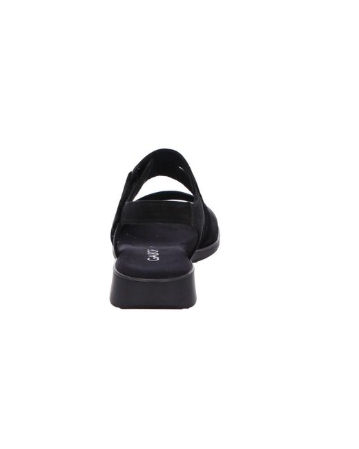 Gabor Black Flache Sandale