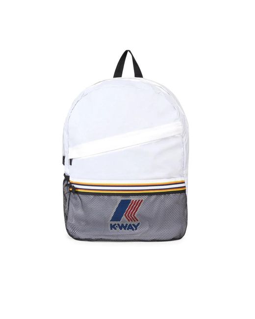 K-Way White Backpacks for men