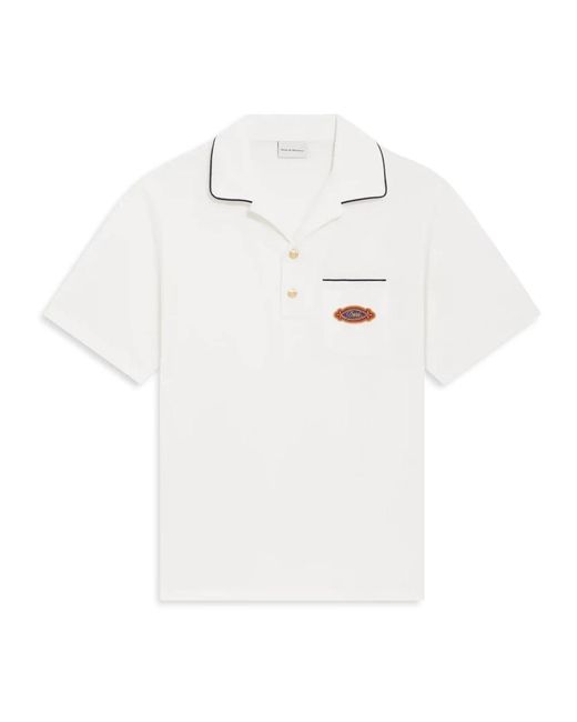 Drole de Monsieur White Polo Shirts for men