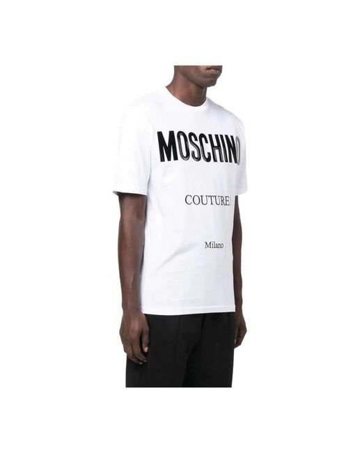 Moschino White T-Shirts for men