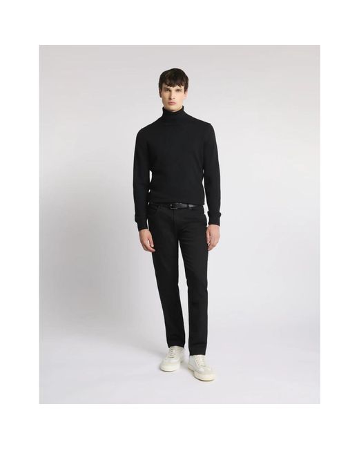 Fay F.12 Turtleneck in het Black voor heren