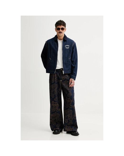 Denim Jackets KENZO de hombre de color Blue