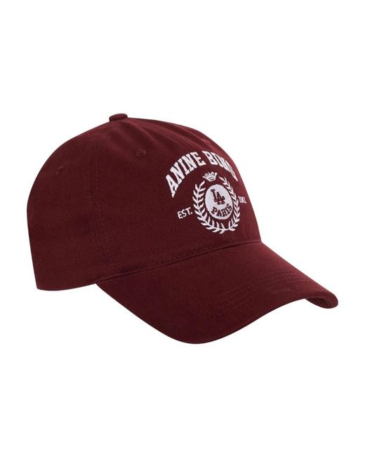 Anine Bing Red Hats & Caps