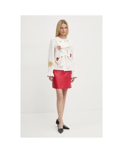 Never Fully Dressed Mini Jaspre Rok in het Red