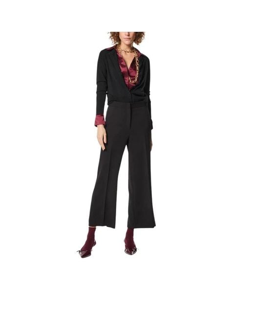 Nenette Black Wide Trousers