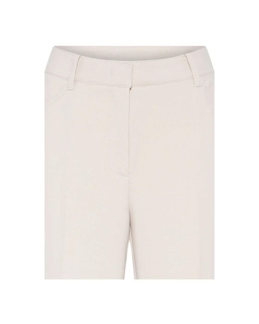 Bruuns Bazaar White Wide Trousers