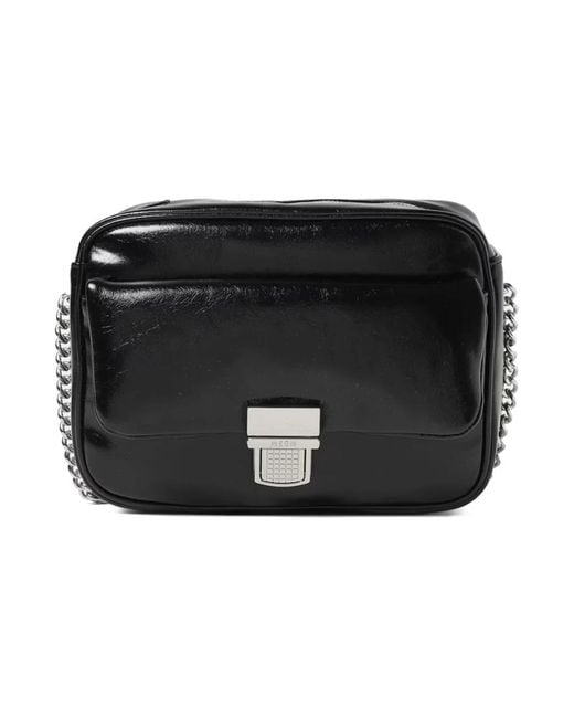 MSGM Black Cross Body Bags