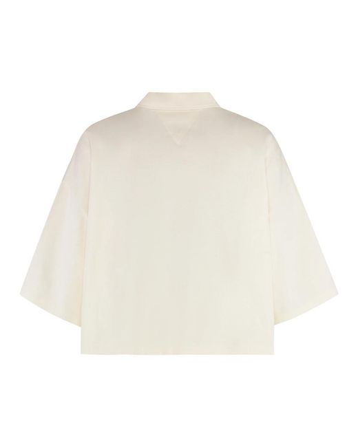 Bottega Veneta Natural Polo Shirts