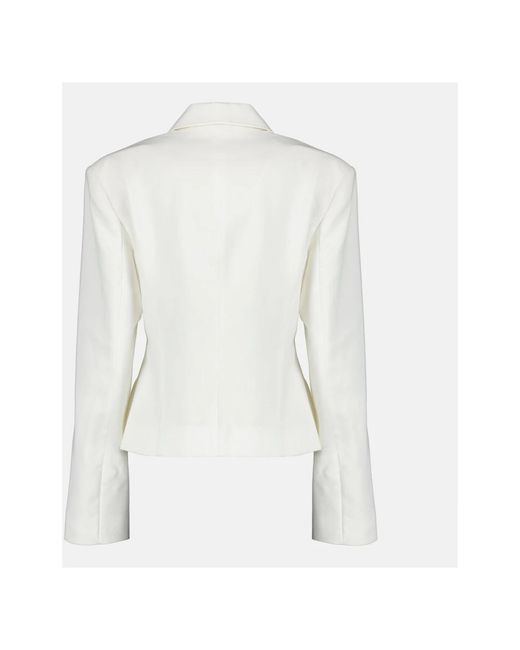 IRO Helvina Fitted Jacket in het White