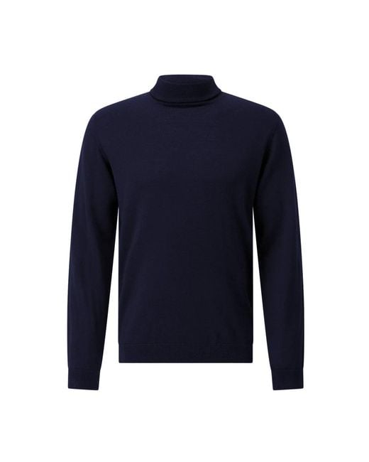 Roberto Collina Turtlenecks in het Blue voor heren