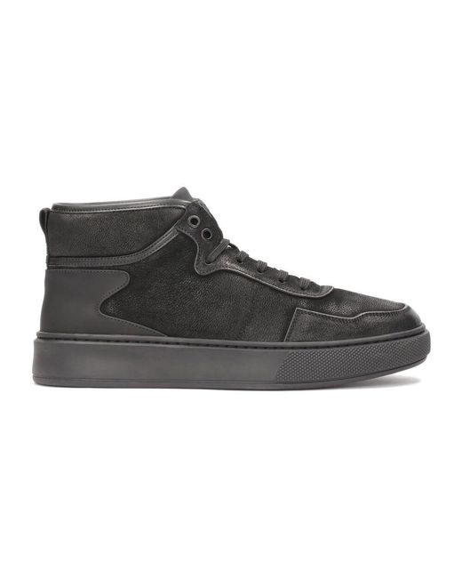 Kazar Herren-Ledersneaker Mit Knöchellangem Obermaterial in Black für Herren