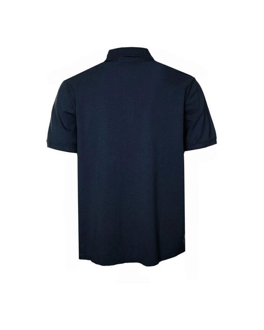 Edmmond Studios Klassisches Poloshirt Mit Frontapplikation in Blue für Herren