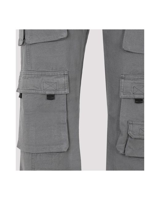 Trousers > straight trousers Martine Rose pour homme en coloris Gray