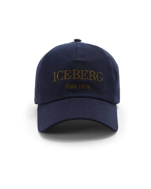 Iceberg Blue Caps for men