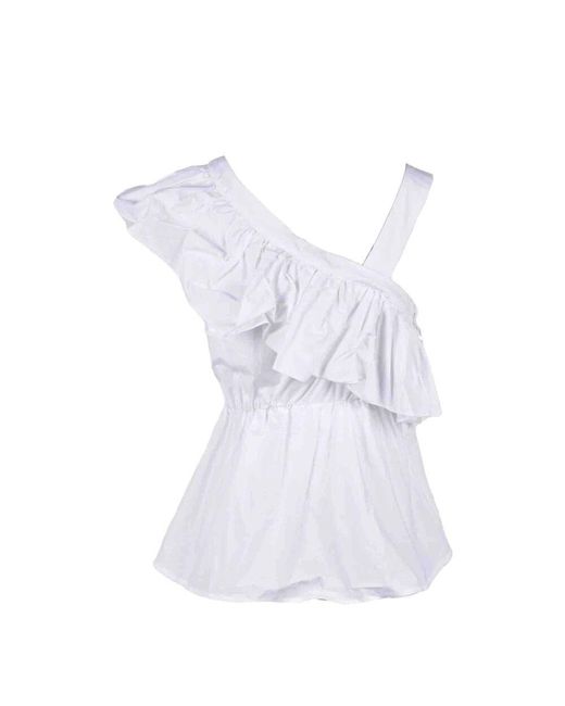 Sleeveless Tops WEILI ZHENG de color Blue