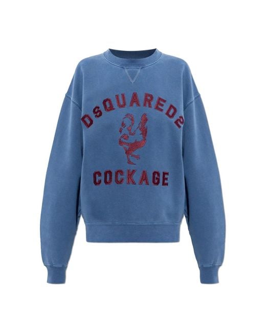 DSquared² Blue Sweatshirts