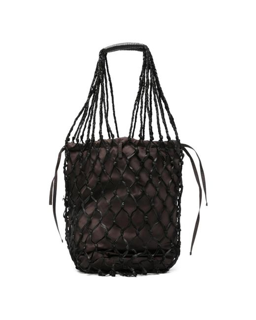 Alysi Interwoven Tote in het Black