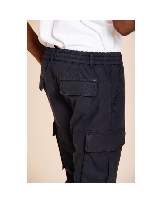 Mason's Black Slim-Fit Trousers for men