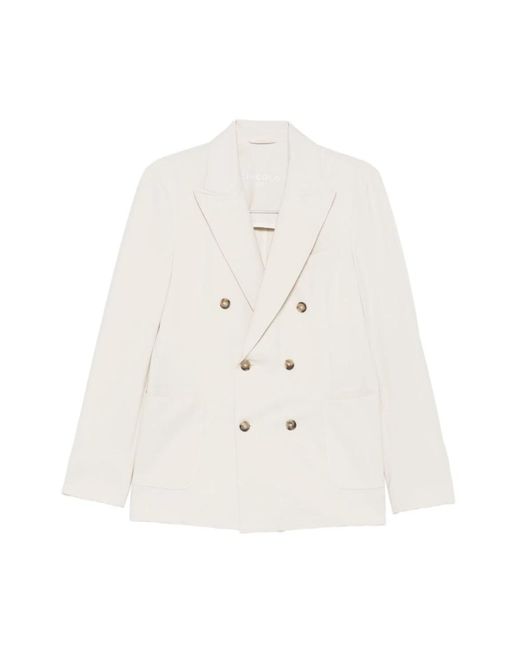 Circolo 1901 Napkin Blazer in het White voor heren